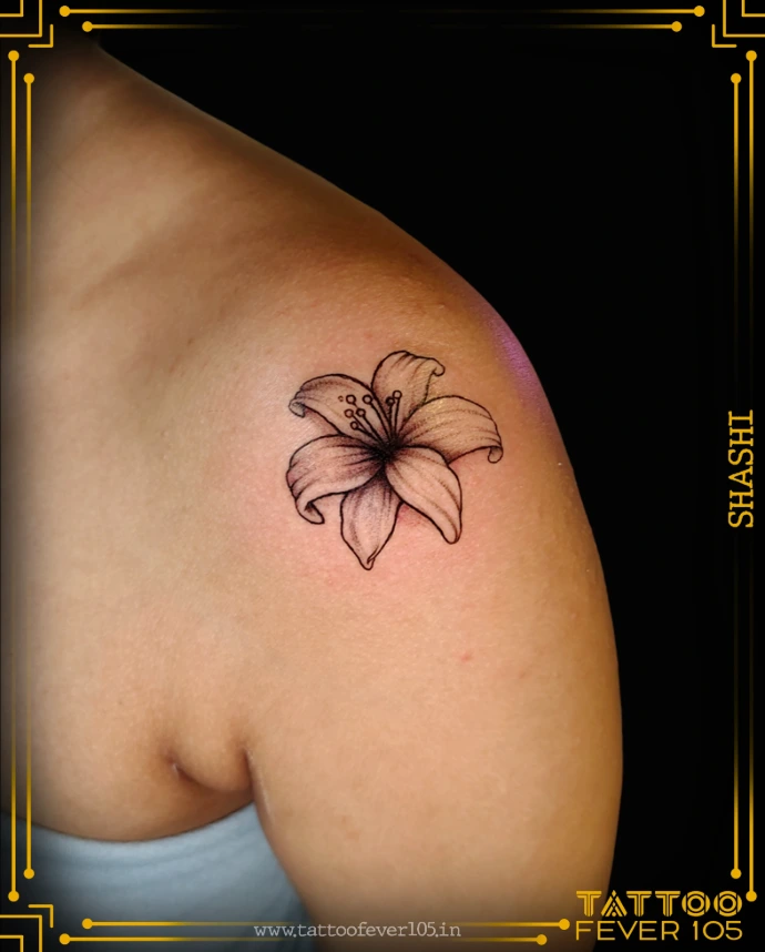 Fine line tattoo design by TattooFever105 Mumbai