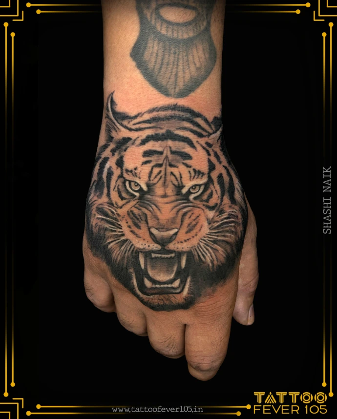 Blackwork tattoo by TattooFever105 Sakinaka Mumbai