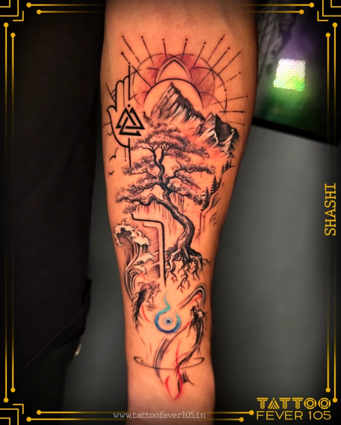 Script lettering tattoo by TattooFever105 Mumbai