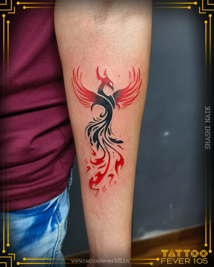 Single needle fine line tattoo Mumbai TattooFever105