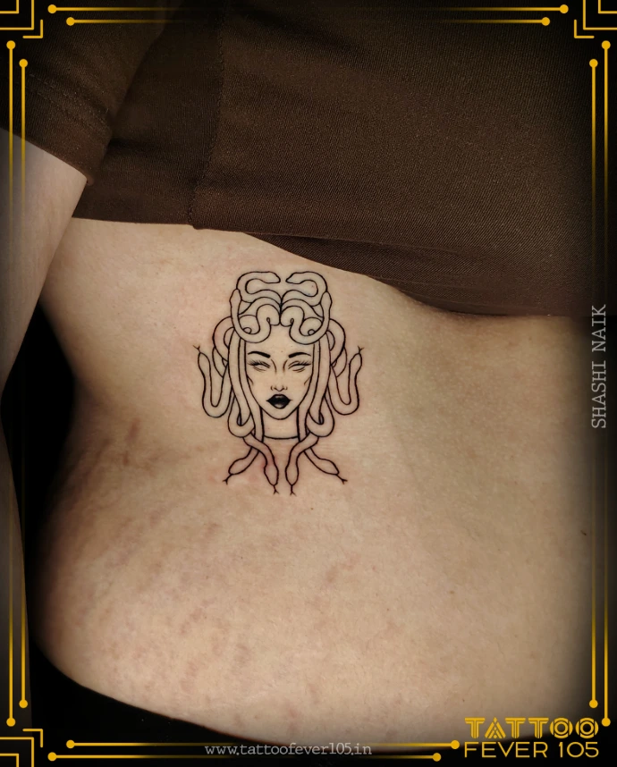 Fine line minimalist tattoo by TattooFever105 Mumbai