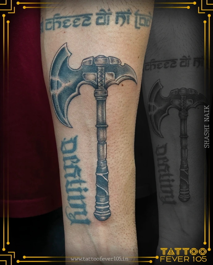 Minimalist tattoo design Mumbai TattooFever105