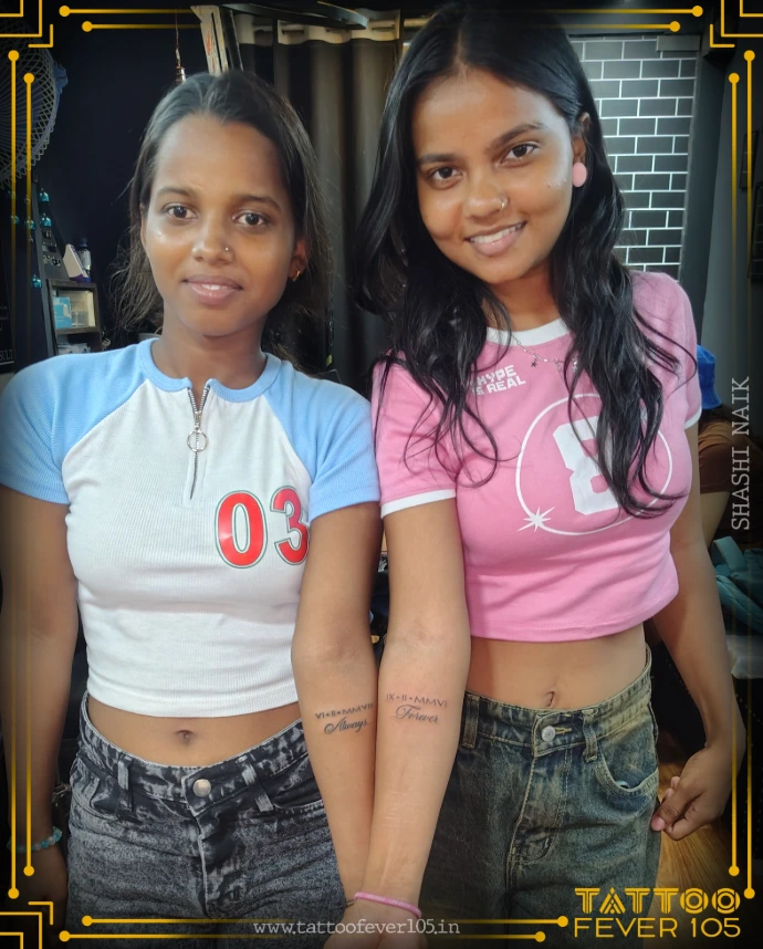Custom tattoo studio Mumbai TattooFever105 Sakinaka