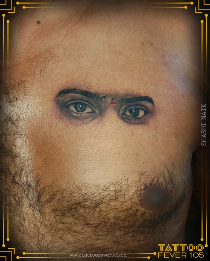 Portrait realism tattoo Mumbai TattooFever105