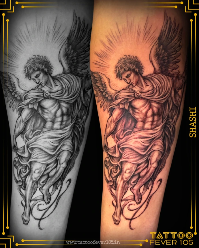 Lettering script tattoo by TattooFever105 Sakinaka